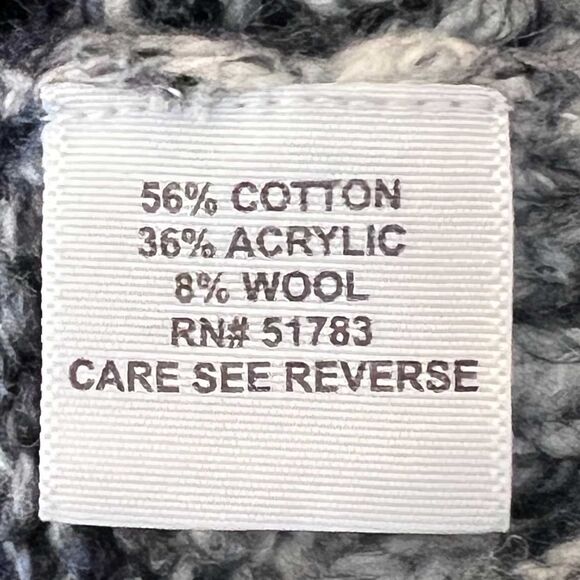 Maurices Gray Cowl Neck Sweater Medium - Picture 8 of 8